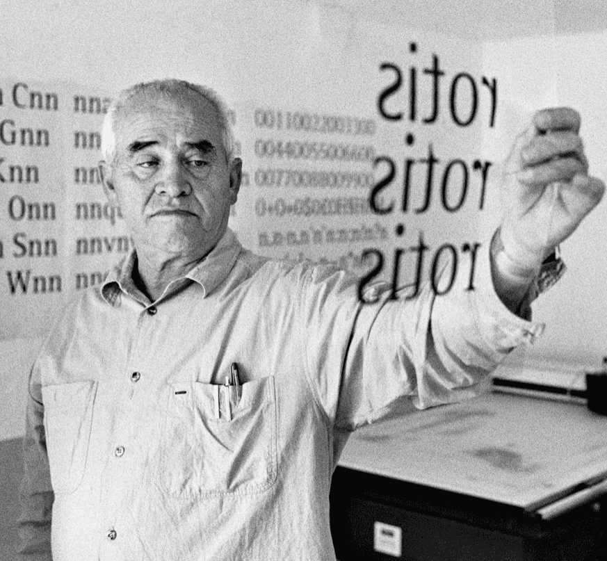 Timm Rautert: Otl Aicher / Die Rotis Schrift